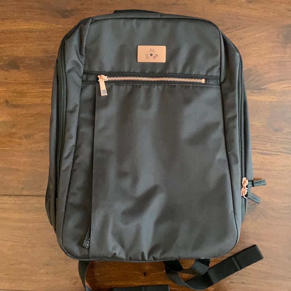 Jujube Everyday Ballad Backpack, Black Rose, Travel Diaper Backpack